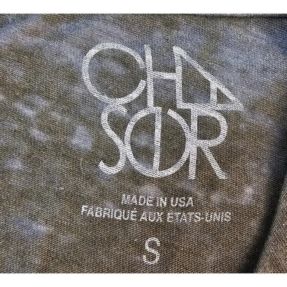 Chaser made in USA sd cut out grunge sz S small moto tank top NWOT lightweight